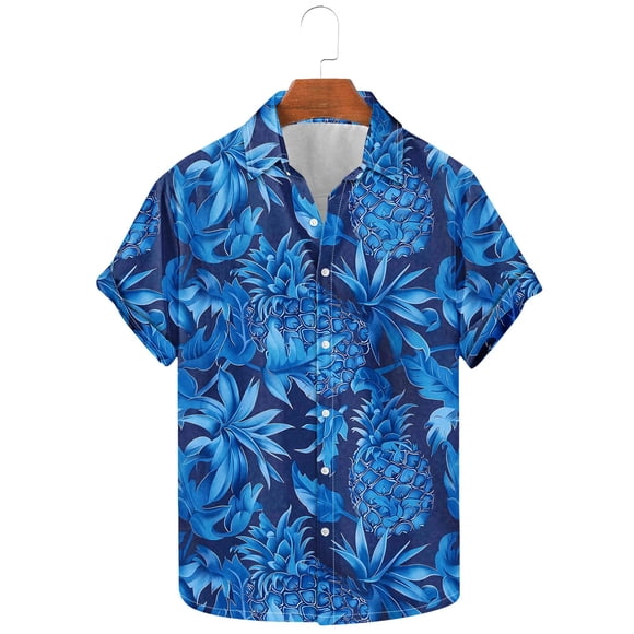 UVEASISHA Mens Hawaii Shirt Big and Tall Short Sleeve Floral Graphic Tee Button Down Casual Beach Shirts for Men Regular Fit Tropical Vacation Tops 2025 Fashion Gift Ideas Multicolor#6 XXL