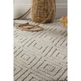 thumbnail image 2 of SAFAVIEH Natura Glenda Geometric Diamonds Wool Area Rug, Silver, 8' x 10', 2 of 5