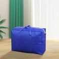 thumbnail image 6 of Non-Woven Storage Bag,Heavy Duty Clothing Organizer,Portable Wardrobe Box,Large Capacity Quilt Storage,Double Zipper Moving Bag,Foldable Home Organization Solution, 6 of 9