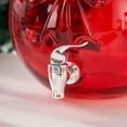 thumbnail image 5 of Ornament Dispenser Red Glass 1.5 Gallon Holiday Time, 5 of 7