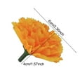 thumbnail image 6 of Walbest 20 Pcs Simulated Marigold Flowers Faux Silk Marigolds with Stems Realistic Artificial Marigolds for Dia De Los Muertos Diwali Home Decor, 6 of 8