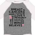 thumbnail image 4 of Inktastic Breast Cancer Awareness Month Saying Boys or Girls Long Sleeve Baby Bodysuit, 4 of 5
