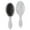 Gray Christmas Snowman, variant on Gray Christmas Snowman Pattern Hair Brush,Girls Detangling Hair Brush,Glide Through Tangles with Ease for Wet & Dry Hair,8.8"X2.8"