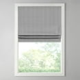 thumbnail image 3 of Dovelina Basketweave Room Darkening Cordless Roman Shade, Grey, 64" L x 31" W, 3 of 16