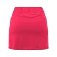 thumbnail image 5 of TRUBKH skirts for women skorts for woman tennis skirt mini skirt golf skirts for women Women's Fashionable Casual Lapel Short Sleeved Solid Color Cotton Linen T Shirt Top Hot Pink XL, 5 of 5