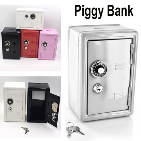 Electronic Piggy Bank Cash Coin Can, Electronic Money Bank, Mini ATM Money Saver Coin Bank Password Box Saving Banks, Great Gift Toy for Kids (Best Bank For Kids)