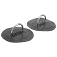 thumbnail image 2 of 2 Pcs Coussinets d'Anneau en PVC Noir, Accessoires de Patch d'Anneau en Acier Inoxydable - Robustes, Résistants aux UV, Forte Adhérence, Faciles à Installer - Idéaux pour Bateaux Gonflables, Kayaks, Canoës, Radeaux et Planches de Surf, 2 of 6