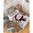 thumbnail image 3 of Happy Christmas Snowman and Cardinals Throw Blankets, Grey Winter Holidays Soft Fleece Blanket Decorative for Home Sofa Couch Chair Living Bedroom,30x40 Inches,, 3 of 6