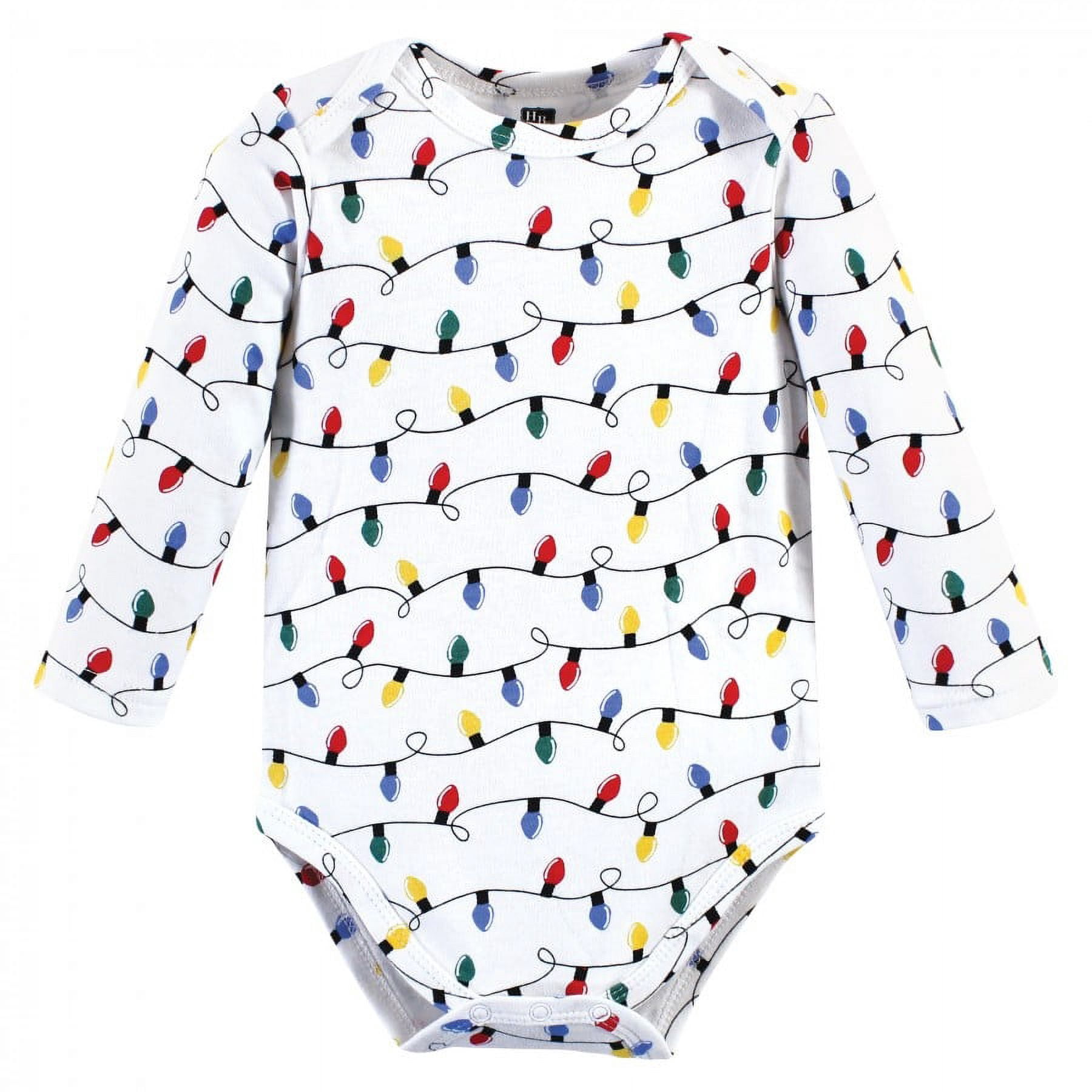 Hudson Baby Cotton Long-Sleeve Bodysuits, 3- Pack, Newborn- 24 Months