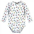 thumbnail image 5 of Hudson Baby Cotton Long-Sleeve Bodysuits, 3- Pack, Newborn- 24 Months, 5 of 5