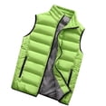 thumbnail image 1 of Men Autumn Winter Coat Padded Cotton Vest Warm Hooded Thick Vest Tops Jacket XL, 1 of 4