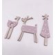 thumbnail image 2 of 2024 Accesorios de decoración del hogar navideño Decoración de mesa navideña rosa de madera Comprar, 2 of 3