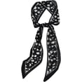 thumbnail image 2 of Nvzi Chiffon Scarf Fun Colorful Printing Long Ribbon Scarf Neck Scarf for Women（Blue 1）, 2 of 5