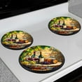 thumbnail image 7 of Gas Stove Burner Cover,Electric Stove Top Protector,Easy to Clean,The Tempting Allure of Wine and Grapes, 7 of 7