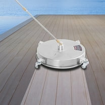 18 inch Surface Cleaner, Stainless Steel with 4 Wheels, 5000 PSI Max Pressure, 4 GPM Flow, for Driveways & Patios
