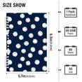 thumbnail image 2 of FORMRS 1-Subject Spiral Notebook 8" x 5" College Ruled 60 Refillable Sheet A5 Hard Cover, 2 Pack, Navy Blue Baseball Pattern, 2 of 7