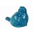 thumbnail image 2 of Ceramic Bird Figurine Looking Right Gloss Finish - Blue, 2 of 2