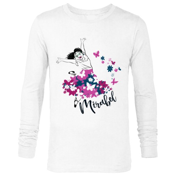 Disney Encanto Mirabel Madrigal Floral Lilac Purple - Long Sleeve T-Shirt for Men - Customized-White