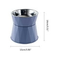 thumbnail image 3 of Necvior Elevated for Bowls Small Dog Raised Food Feeding Dish Stainless Steel Bowl with Stable Stand Feeder for Cats and Pup, 3 of 12