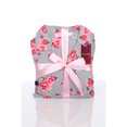 thumbnail image 2 of White Mark Women's Three-Piece Button-Down Pajama Set, 2 of 5