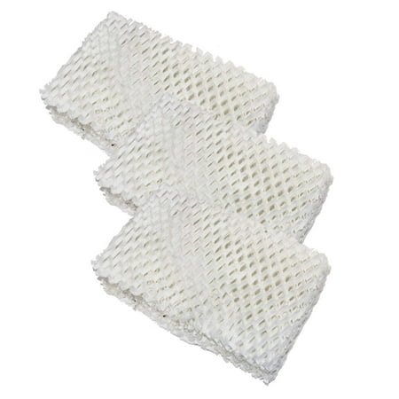 

HQRP 3-pack Wick Filter for Essick Air EA1201 / EA1208 Triangle Mini Console Humidifiers HDC-311 Replacement + HQRP Coaster