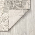 thumbnail image 6 of 4x6 Water Resistant, Indoor Outdoor Rugs for Patios, Front Door Entry, Entryway, Deck, Porch, Balcony | Outside Area Rug for Patio | Gray, Floral | Size: 3'10'' x 5'3'', 6 of 9