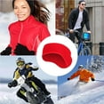 thumbnail image 3 of Cache-oreilles pour Femmes Confortables Pratiques Gardant au Chaud Bandeau pour Cheveux Couvre-Oreilles Extérieurs pour Course Équitation Sports Rouge, 3 of 9