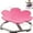 Flower Pink, variant on Robud Kids Sensory Swivel Chair, Autism Kids Swivel Chair with Non-Slip Design, Training Body Coordination, Flower Shape Wobble Chair, No Assembly (Blue)