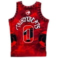 thumbnail image 2 of ThunderCats Men's Headgear Classics Premium Embroidered Basketball Jersey (Small, Red), 2 of 6