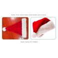 thumbnail image 2 of Gureui Christmas Hat, Red White Contrast Color Christmas Cap with Plush Ball Home Decoration Supplies for Children/Adult, 2 of 3