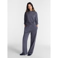 thumbnail image 2 of No Boundaries Mineral Wash Studded Fleece Oversized Hoodie, Women's XXS-XXL, 2 of 5