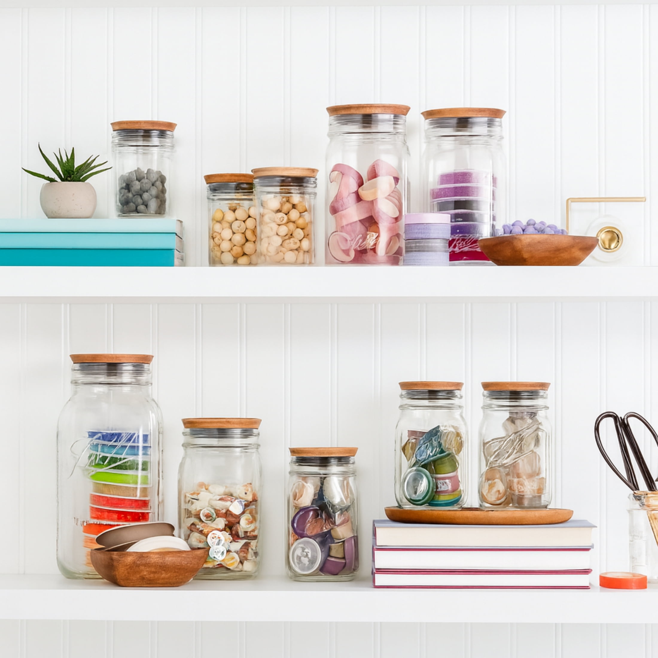 (4 pack) Ball Wooden Storage Lids, Regular Mouth, Ball Jar Lids, 3 Pack