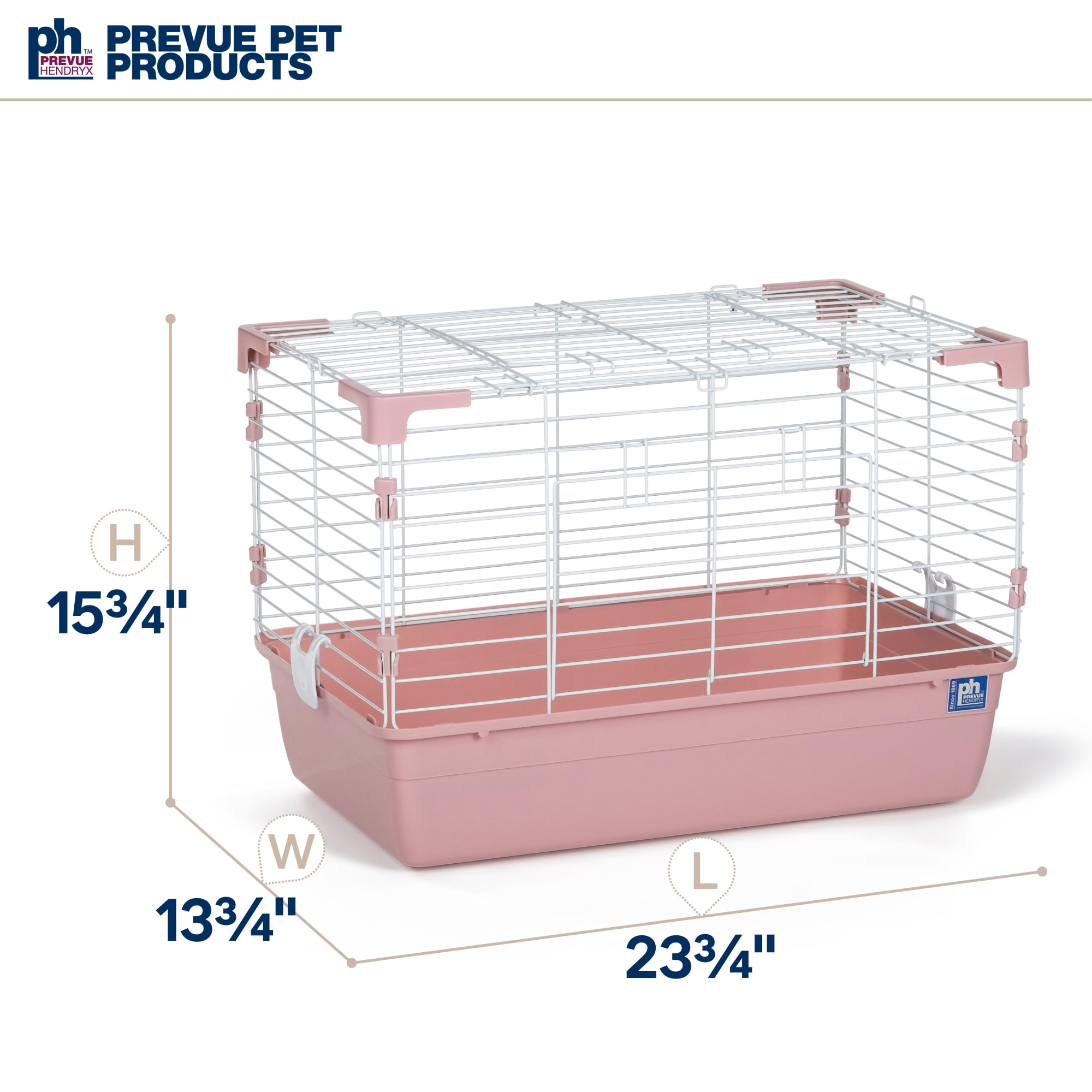Prevue Pet Products Small Animal Tubby - Pink Base, Extra Small