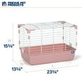 thumbnail image 6 of Prevue Pet Products Small Animal Tubby - Pink Base, Extra Small, 6 of 8