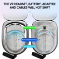 thumbnail image 2 of Étui de Transport Compatible avec Oculus Meta Quest 2, Quest 3, Apple Vision Pro Casques VR Sangle de Tête Originale et Accessoires de Contrôleur, Sac Rigide pour Voyage et Rangement, 2 of 5