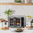 thumbnail image 3 of Gourmia Digital Air Fryer Toaster Oven with Single-Pull French Doors, 6 Slice, Stainless Steel, 3 of 8