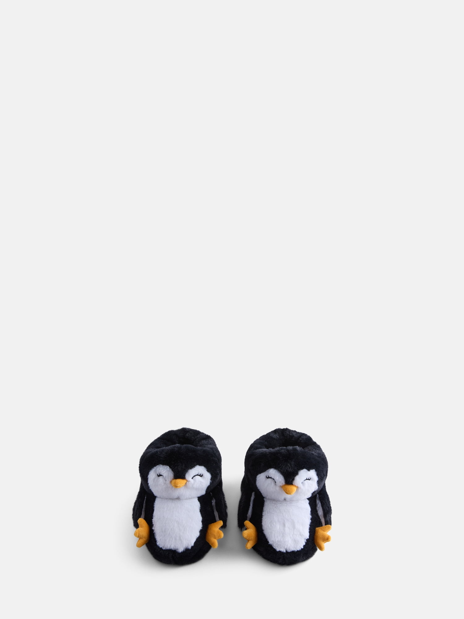 Wonder Nation Little and Big Girls' Plush Critter Slippers