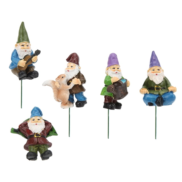 Adornos de gnomos de césped hermosas y prácticas estatuas de gnomos de jardín de apariencia linda coloridas para regalos para adornos de jardín para decoración del hogar ANGGREK Otros