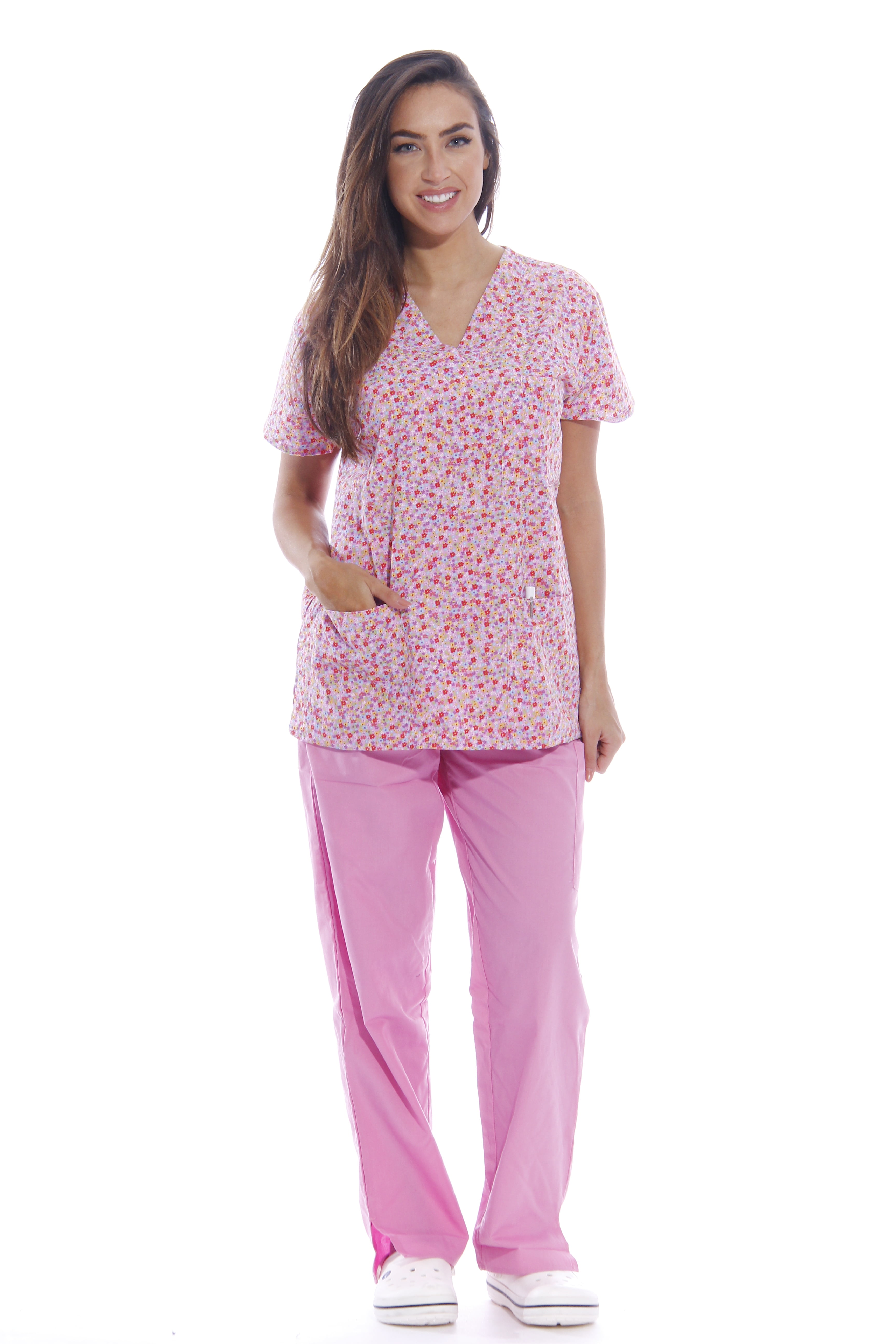 Just Love Just Love Nursing Scrubs Set for Women / Print Scrubs (V