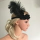 thumbnail image 2 of Accesorio para el cabello de fiesta Yuyangstore Diadema de plumas para mujer, 2 of 8