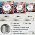 thumbnail image 4 of Designart "Apple Blossom euphony I" Apple Blossom Square Mirror Wall Decor Traditional - Large Coral Square Bathroom Mirror - Square Printed Wall Mirror Art, 4 of 5