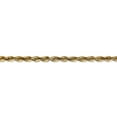 thumbnail image 3 of Real 14kt Yellow Gold 4mm Extra-Light Diamond Cut Rope Chain; 20 inch; Lobster Clasp; for Adults and Teens; for Women and Men, 3 of 5