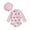 Pink2, variant on Krdevn Toddler Girls Lobster Print One Piece Swimsuit, Long Sleeve Zip-Up Rash Guard with Matching Swim Cap, Cute Summer Beach Swimwear,2-3 Years