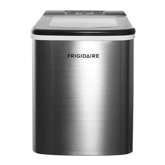 Frigidaire 26 lbs. Bullet Ice Maker, Countertop Portable Ice Machine with Digital Controls, Stainless Steel