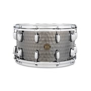 Gretsch Drums Hammered Black Steel Snare 14 x 8 in.