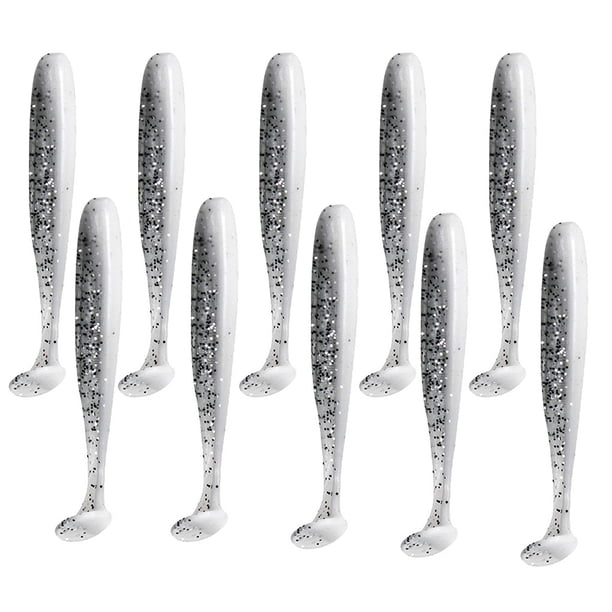 Soidarity Cebos de pesca de simulación reutilizables, cebos artificiales portátiles de PVC, 5,5 cm, 10 Uds. Pescar No.11 Soidarity OD000513-11