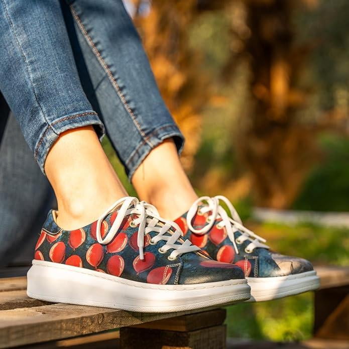 DOGO Wedge Sneakers for Women - Handmade and Vegan Leather  display picture 3