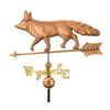 33" Luxury Polished Copper Into the Forest Sly Fox Weathervane