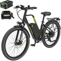 Greenworks 80V Venture Series 27.5” Commuter Electric Bike (20 MPH / 500W Motor), 4.0Ah Battery and Rapid Charger
