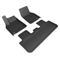 3D MAXpider Custom Fit Floor Mat (Black) Compatible with Tesla Model Y (Kagu Tesla Model Y Juniper 2026 - Full Set)